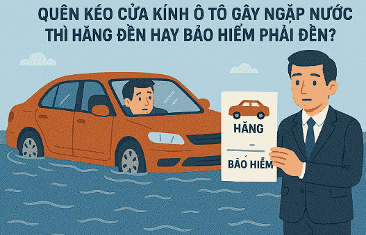 Bảo hiểm ô tô, Bảo hiểm thân vỏ ô tô, Emily xevaban, Bảo hiểm bắt buộc, Mua bảo hiểm ô tô, Quên kéo kính bị ngập nước, Xe ngập nước do quên kéo kính, Hãng có đền xe ngập không, Bảo hiểm có đền xe ngập không, Xe ngập nước